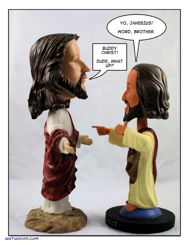 Buddy Christ Meets Jaheezus Comic - 1