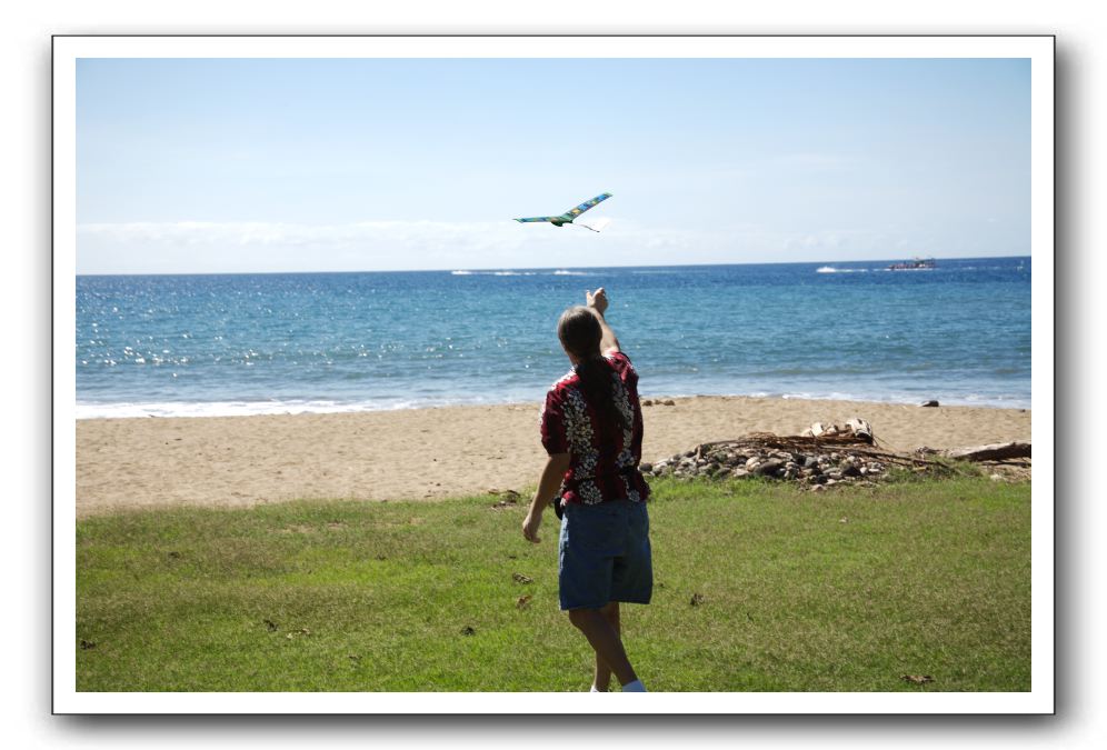 Gliders, Sand, and Surfers in Maui - 007