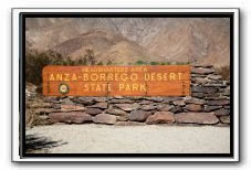 Anza Borrego State Park and Julian Fire